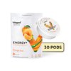 Vitapod Energy+ Orange Zest - Healthy Caffeine Energy Drink Mix - 30 Pods - Electrolytes, Antioxidants, Vitamin D, A, E, C - Water Enhancer