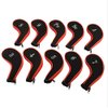 Golf Club Head Covers,Zipper Headcovers For Golf Clubs Iron Covers With Interchangeable Number Tag - Waterproof 10Pcs Fit Taylormade M1 Callaway Titleist AP2 Ping G Cobra PXG 0311 / 0311T Etc Iron Set