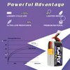 TATTU FunFly 4S Lipo Battery 1550mAh 100C 14.8V LiPo Battery Pack with XT60 Plug for RC Boat Heli Airplane UAV Drone FPV Skylark Emax Nighthawk 250 Practice