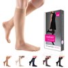 mediven sheer & soft for Women, 30-40 mmHg Calf High Closed Toe Compression Stockings, Natural, V-Standard