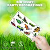 100 PCS Lawn Mower Temporary Tattoos Themed Birthday Party Decorations Favors Decor Supplies Tractor Lawnmower Grass Farm Tattoo Stickers Gifts For Game Kids Boys Girls Classroom School Prizes