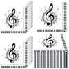 100Pcs Music Note Napkins Music Napkins Music Notes Party Supplies Disposable Music Party Napkins Musical Note Cocktail Luncheon Dinner Napkin for Music Themed Karaoke Music Birthday Party Decorations