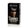Revlon Realistic Vivid Colour Protein Infused Permanent Color Hair Dye with Color Lock Technology, Jet Black 110ml