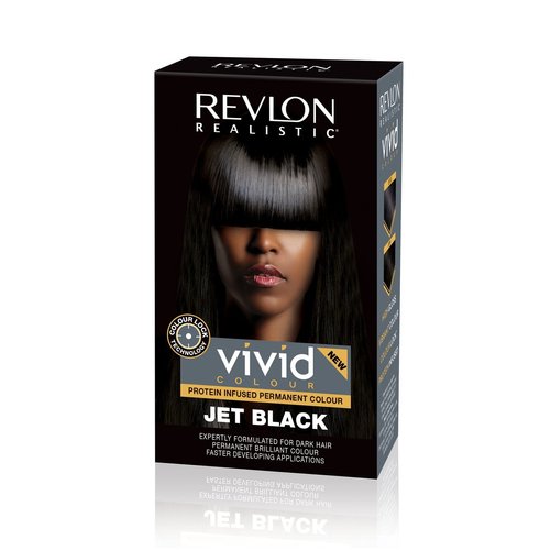 Revlon Realistic Vivid Colour Protein Infused Permanent Color Hair Dye with Color Lock Technology...