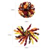 4pc Cute Thanksgiving Turkey Hair Bows Fall Korker Ribbon Hair Clips for Teen Girls Autumn Holiday Festive Cheer Party Dress Outfit Decor Accessories for Toddlers Kids Gift