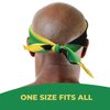 Costume Adventure Jamaican Flag Bandana Men Jamaica Flag Bandana Headband Jamaican Headwrap Women Jamaica Clothing Jamaican Apparel