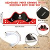Funtery 48 Pcs Halloween Pirate Hat Pirate Party Accessories Kids Paper Pirate Costume Cap for Caribbean Cosplay(Cute)