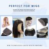 36pcs Blue Double Sided Waterproof Lace Wigs Adhesive Tape Strips for Lace Front Wig Toupee