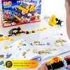 LaQ Hamacron Constructor Monster Truck | 181 Pieces | 5 Models | Age 5+ | Creative, Educational Construction Toy Block | Made in Japan