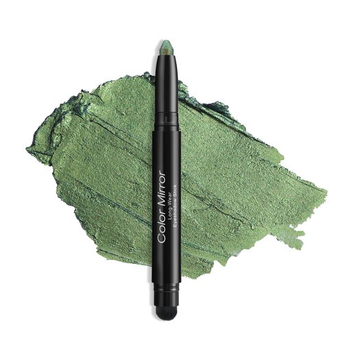 Color Mirror Longwear Cream Eye Shadow Sticks(47 Emerald Metallic), Smudge-Proof, Waterproof Eyeshadow,Silky Formula Glitter With Makeup Brush,Purple Eyeshadow Stick