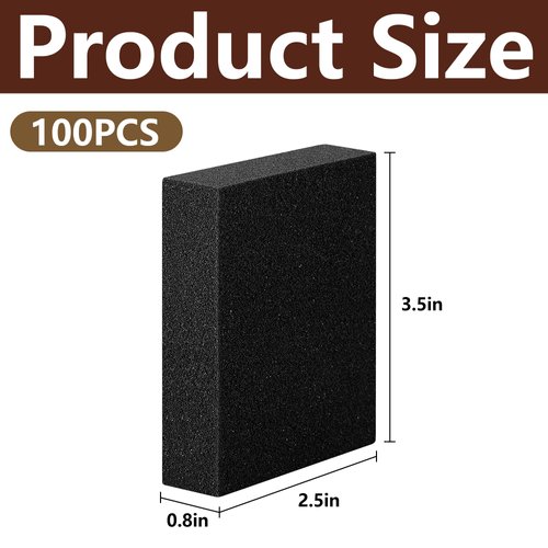 codree 100 Pcs Card Dividers Foam- 40D High Elasticity Sponge Trading Card Dividers- Shock Absorbing Card Sponge Separators Inserts for Storage Boxes Games Sports Cards Protection