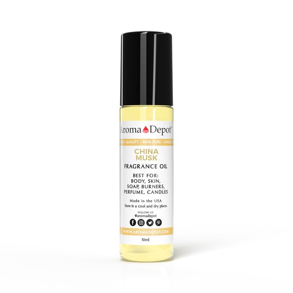 Aroma Depot 10ml. China Musk Unisex Perfume/Body Oil Our Interpretation, Premium Quality Uncut Fragrance Oil