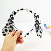Halloween Dalmatian Headband Bow Tie Tail Spotted Dog Hair Bands Headpiece Women Puppy Ears Hairband Hair Hoop Holiday Party Decoration Cosplay Costume Cute Christmas Handmade Hair Accessories 1 Set