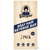 2 Pcs Gray Hair Reverse Bar to Restore Hair Color, Shampoo and Conditioner 2 in 1 Soap for Stronger & Smoother Hair, Men & Women Black Soap Reduces and Cover Grey Hair, For Hair Thickening and Darking