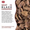 Black Cardamom Pods 3.5 Oz Bag (100gm) | Whole Kali Elaichi Indian Spice by Spicy World