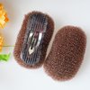 AEGYPIUS 2Pcs Charming Bump It Up Volume Inserts Hair Comb, Nylon Material, Hair Pads for Beehive Hair Style, Styling Clip Accessories for Women Lady Girl (Brown)