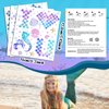 Mermaid Scale Temporary Tattoos Stickers,12 Sheets Mermaid Themed Tattoos Stickers Party Decoration Supplies Party favors for Kids Adults