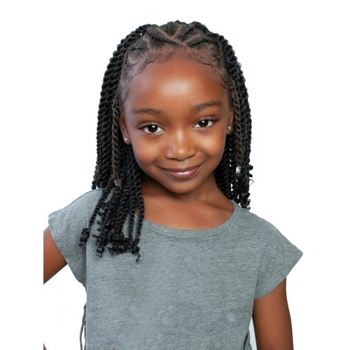 Mane Concept Afri-Naptural Pre-Stretched 6X KIDS I DEFINE EASY BRAID 30" - KBRD601 (1B Off Black)