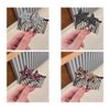 Leadigol Hair Styling Comb Pentagram Star Fashion Fixed Combs Rhinestone Star Hair Comb