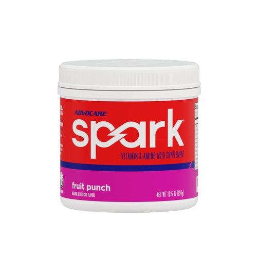 AdvoCare Spark Vitamin & Amino Acid Supplement - Focus & Energy Drink Powder Mix with Vitamin A, B-6, C & E - Also Includes L-Carnitine & L-Tyrosine - Fruit Punch, 10.5 oz