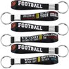 Junkin 12 Pieces Football Party Favors Football Silicone Keychains Gift Football Game Accessories Football Party Supplies