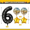 Construction Truck Balloons Construction Birthday Party Supplies Construction Trucks Party Decorations for Boys 6th Birthday Party Construction Tractor Themed Birthday Party Favor