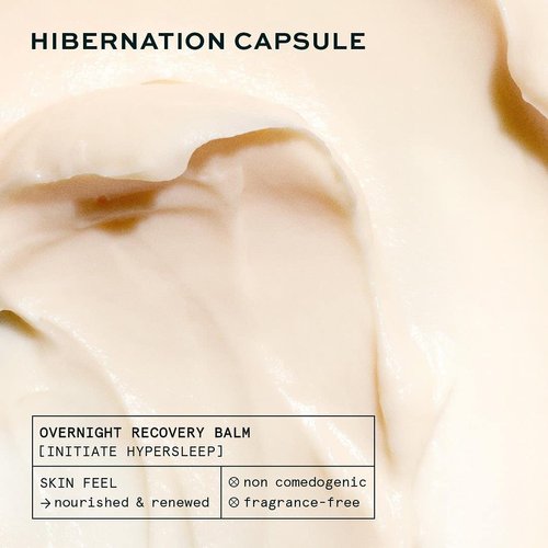 MAKE Hibernation Capsule Overnight Recovery Balm – Night Face Cream for Intense Hydration – Moisturizer Mask with Upcycled Apple Extract – Suitable for All Skin Types, 1.6 Fl Oz
