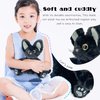 AZATE Black Cat Stuffed Toy, Black Cat Soft Plush Pillow, Gifts for Boys and Girls