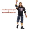 Mattel Bret “Hit Man” Hart WrestleMania Action Figure with entrance shirt & Vince McMahon Build-A-Figure Pieces, 6-in Posable Collectible Gift for Fans Ages 8 Years Old & Up