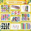BenLouis 120Pcs Kids' Party Favors Sets Stampers Pencils Stickers School Stationery Bulk for Kids 4-8-12 Classroom Birthday Candy Goodie Bags Pinata Stuffers Rewards Gifts Supplies