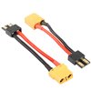 YACSEJAO 1 Pair TRX to XT90 Adapter 12AWG RC LiPo Battery Adapter Connector Compatible with RC Car Truck FPV Battery Charger