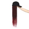 AliRobam Hat Wigs Baseball Cap with Senegalese Twist Braids Hair extensions Hat With Braided Hair attached for Black White woman (24inch, TBug)