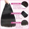Beauty Queen Brazilian Human Hair Bundles Straight (18 18 18 Inch) 16A Grade 100% Unprocessed Virgin Weave 3 Bundles Straight Thick Remy Hair Extensions for Women Natural Color
