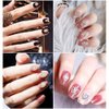 48PCS 3D Luxury Nail Art Rhinestones Nail Diamonds Glass Crystal AB Metal Gems Jewels Stones for DIY Nail Art Work Design Decoration Craft Jewelry Making