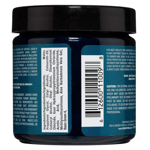 Manic Panic Enchanted Forest Hair Dye – Classic High Voltage - (2PK) Semi-Permanent Hair Color - Deep, Teal Green Shade - For Dark & Light Hair – Vegan, PPD & Ammonia-Free - For Coloring Hair
