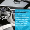 NPSNGSJY Car Button Stickers Interior Decals Compatible with 2008-2014 Mercedes Benz W204 C250 C350 E-Class Steering Wheel AC Window Radio Number Door & Air Conditioner Repair Sticker Kit