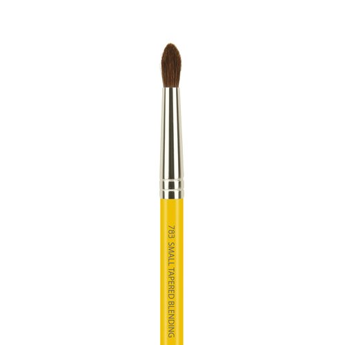 Bdellium Tools Professional Makeup Brush - Studio Series 783 Small Tapered Blending - With Mix of Soft Synthetic & Natural Fibers, For Applying and Blending Eyeshadow (Yellow, 1pc)