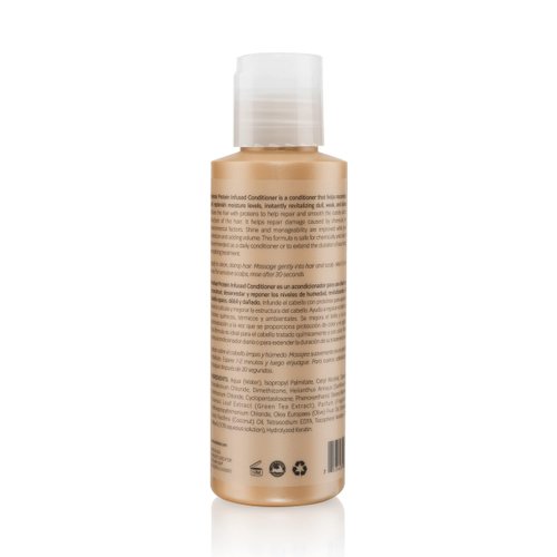 MOEHAIR Travel Protein Infused Conditioner Travel size 3.4 Fl Oz | Hair Conditioner for Dry, Frizzy & Chemically Treated Hair | For Colored Hair | Color Safe Conditioner for all Hair Types