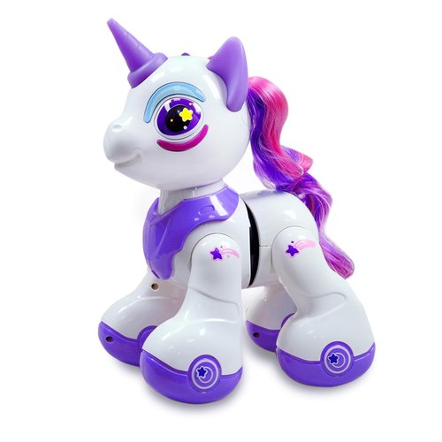 SIMPLEFINE Unicorn Toys,Unicorn Gifts for Girls 4-6,Interactive Robot Toys, Remote Control Unicorn Robot,Robot Pet, Robot Toys for Kids 3-5,Walking, Dancing Robot Unicorn Kids Toy Purple