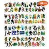 Bigfoot Jungle Temporary Tattoos Sasquatch Theme Birthday Party Decorations Favors Supplies Cute 90 PCS Monster Outdoor Tattoo Stickers Gifts for Boys Girls Kids Class School Prizes Carnival Christmas
