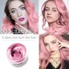 Temporary Hair Color Wax Kit - Hair Paint Wax with Hair Brush and Claw Clips, Light Pink, 4.23 Oz for Halloween, Cosplay Party, Christmas for Women, Men and Kids