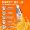 Vitamin Super C Serum For Women Over 70, Anti Wrinkle Vitamin C Face Serum For Mature Skin, Vitamin C Retinol Serum For Dark Spot, Age Spot, Fine Lines, 30ML.
