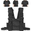 Croogo Chest Rig Walkie Talkie Vest Universal Hands Free Two Way Radio Front Pack Pouch Hiphop/Harness Bag
