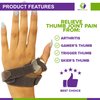MARS WELLNESS CMC Joint Thumb Arthritis Brace - Restriction Thumb Support Brace Stabilizing Splint for Osteoarthritis and arthritis thumb splint - Medium - Right Hand
