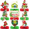 9pcs Christmas Table Decorations,Christmas Honeycomb Centerpieces Whoville Christmas Decorations Christmas Birthday Party Decorations Christmas Party Supplies Christmas Decor