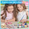 Byncceh 12 Sets Make Your Own Wooden Princess Wand Craft Kit, Fairy Wands Kit Include Fairy Wands, Gems Stickers, Paint & Ribbons Decorate Art DIY Magical Show for Party Supplies for Girls Gifts