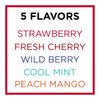 Carmex Daily Care Minis Moisturizing Lip Balm Tubes with SPF 15, Strawberry, Cool Mint, Wild Berry, Peach Mango and Fresh Cherry Lip Balm Pack - 0.18 OZ Each, 5 Count