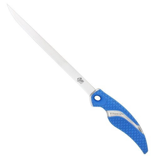 Cuda 9" Titanium Bonded Flex Fillet Knife,Blue