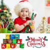 SUNPROUND 100Pcs Christmas Slap Bracelets, Christmas Party Favors for Kids, Christmas Stocking Stuffers, Christmas Toys For kid and children, Party Gift Bag Filler Supply