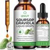 Soursop Bitters Liquid Organic: Soursop Leaf & Fruit Botanical Extract - Soursop Liquid Drops for Cell Support & Regeneration - Immune Support, Relaxation, Liver Health, and Sleep Aid for Men & Women